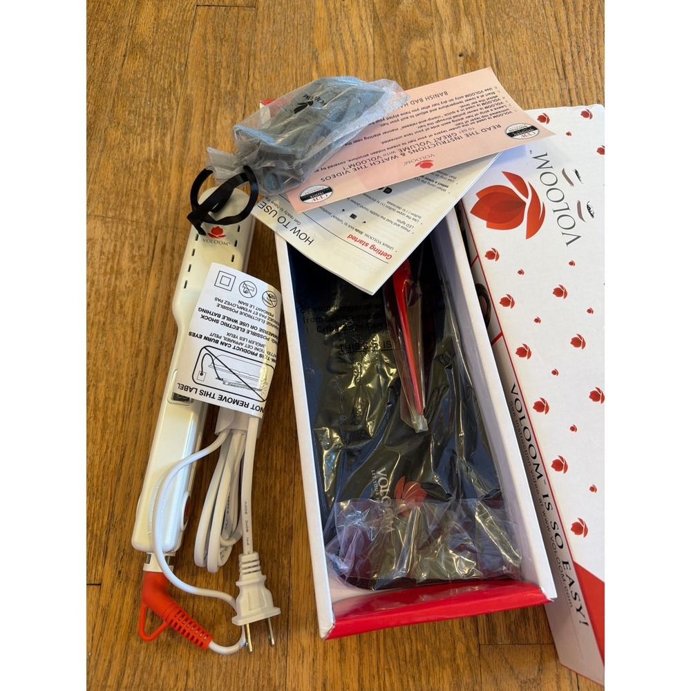 Voloom Classic Hair Volumizing Iron White Ceramic Digital Heat Control OIIPW15 - Picture 2 of 7